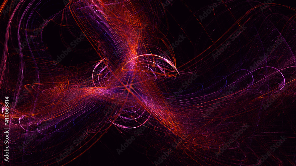3D rendering abstract multicolor fractal light background 3D rendering abstract multicolor fractal light background