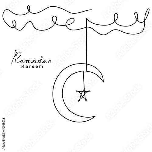One single line drawing of ...