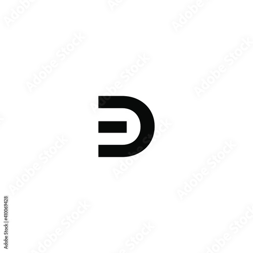 ed letter vector logo design