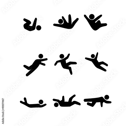 set of icons silhoutette illustration vector eps. photo