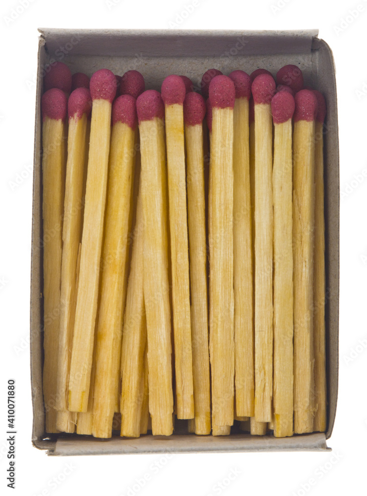 Matches isolated on white background close-up. Matches isolated on white background close-up.