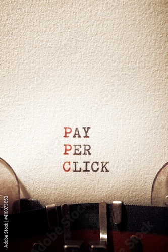 Pay per click