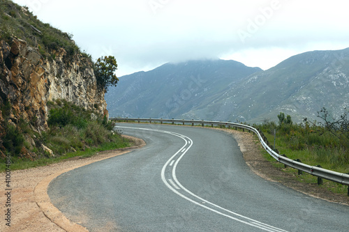 Winding Road on Mountain Top