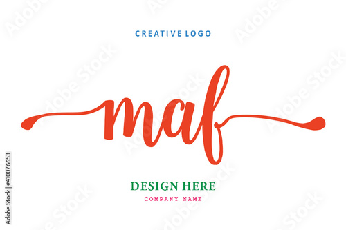 MAF lettering logo is simple, easy to understand and authoritative