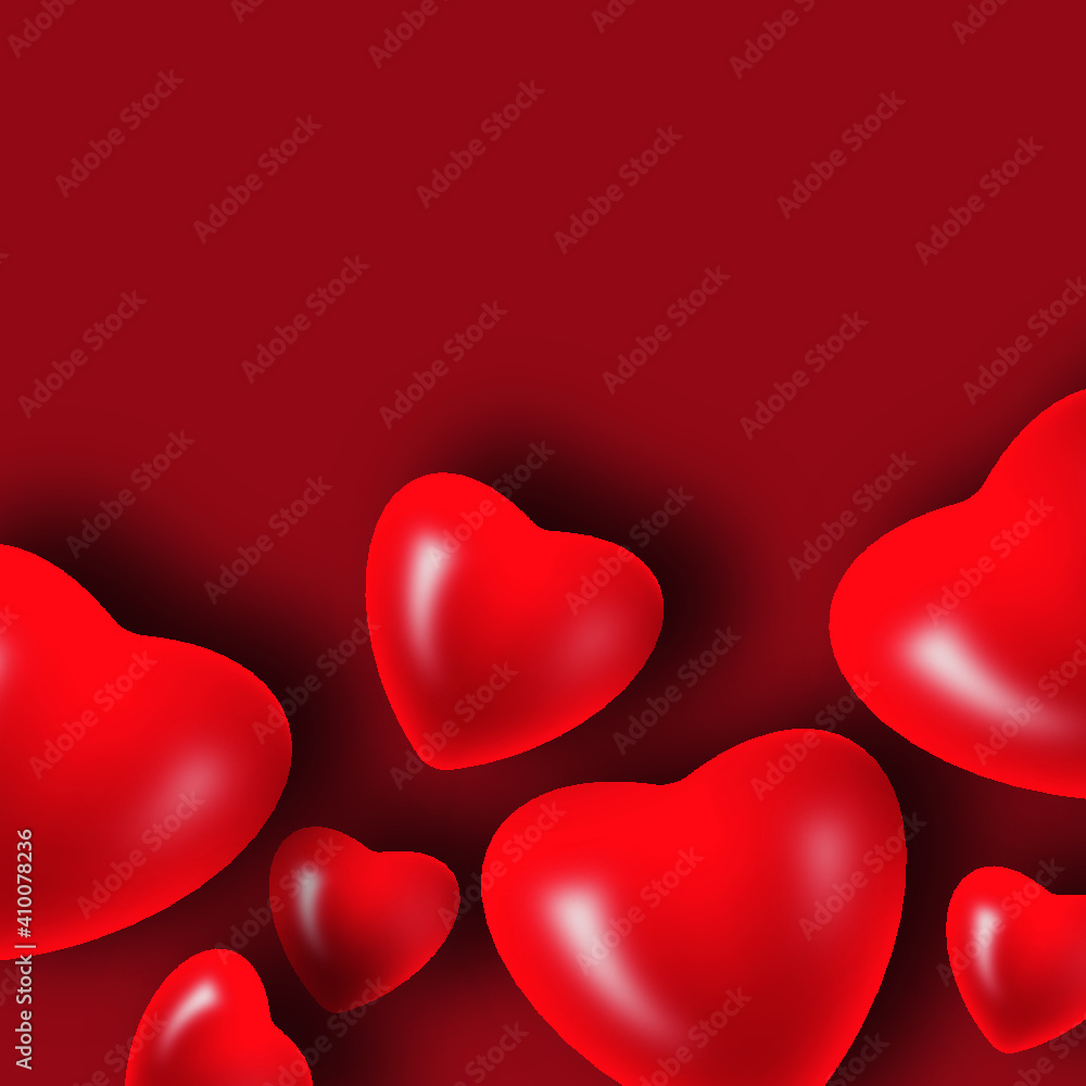 red hearts background red hearts background
