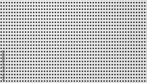 Dot white black led pattern texture background. Abstract technology big data digital concept. 3d rendering.