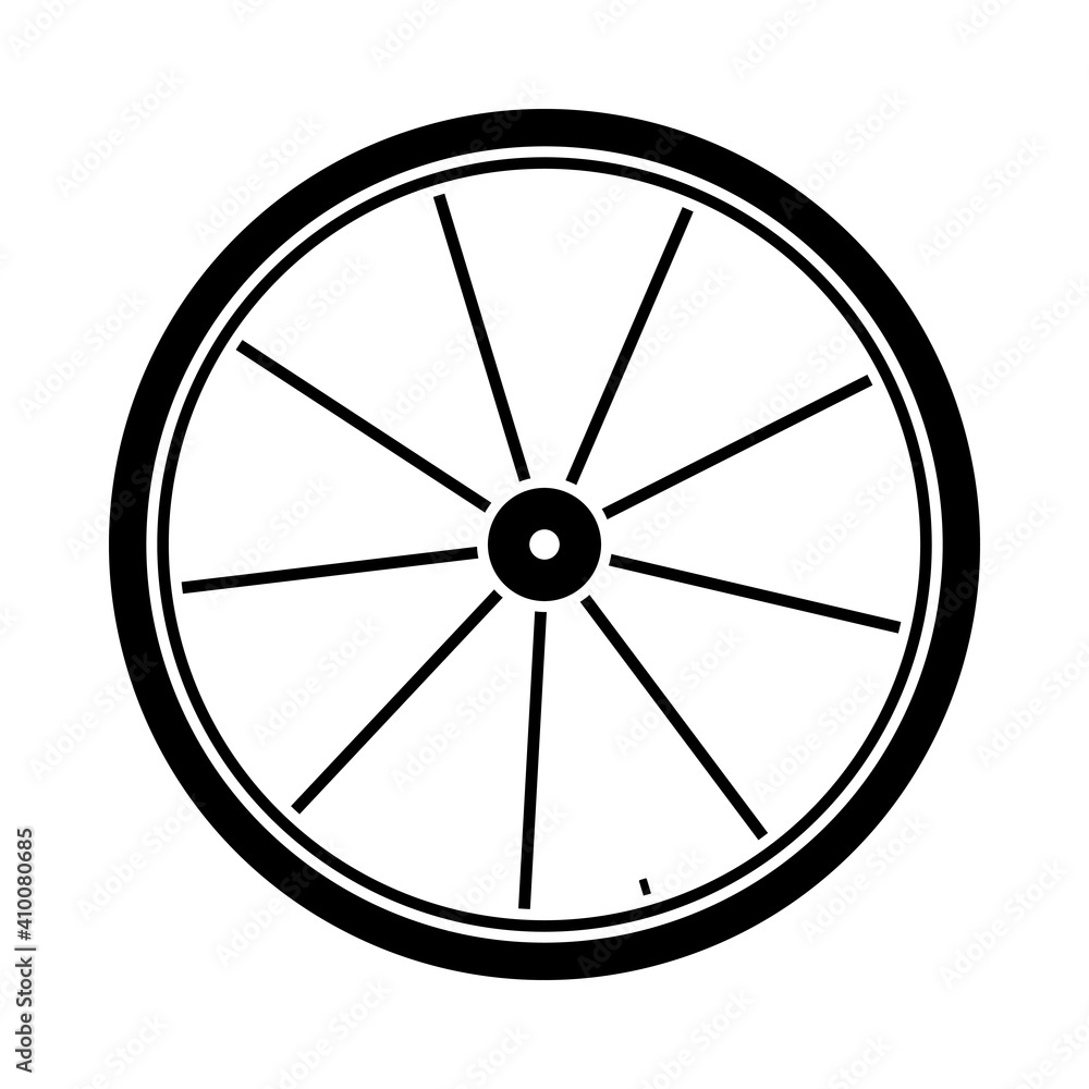 Bike Wheel Icon