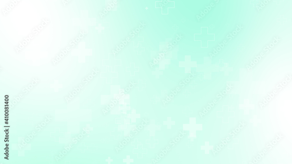 Medical green blue cross pattern healthcare background. Medical green blue cross pattern healthcare background.