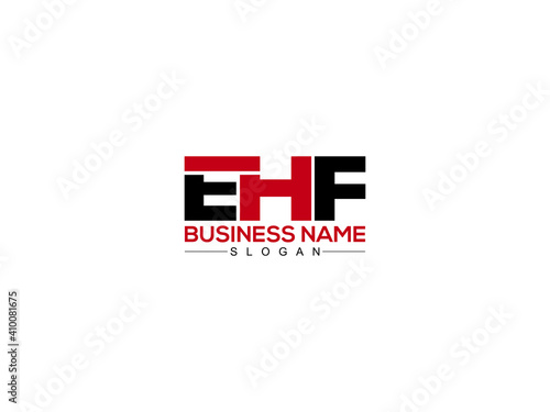 EHF Logo Letter For Business photo