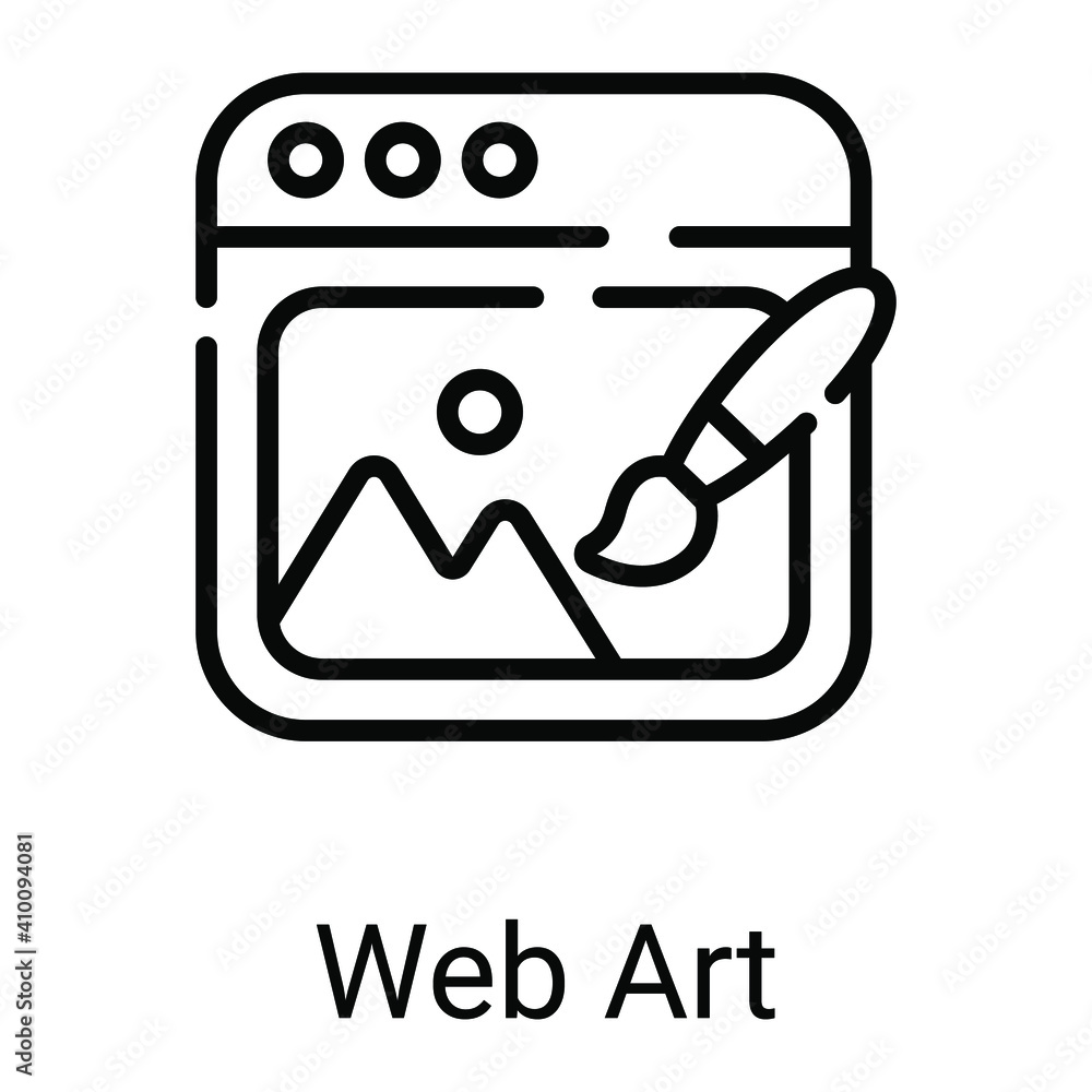 graphic design line icon isolated on white background graphic design line icon isolated on white background
