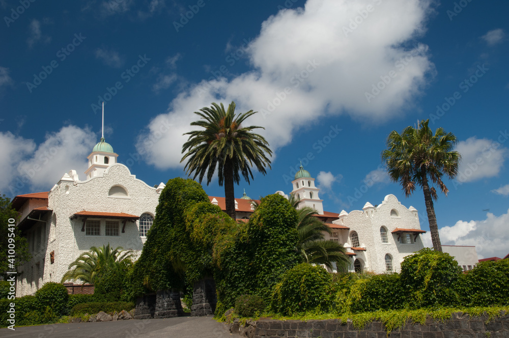 North Island. New Zealand-January 14, 2011: Mansion in the city of Auckland.