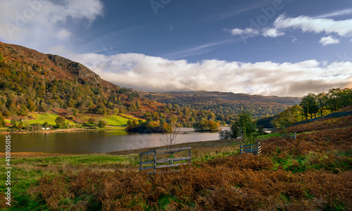 landscape with lake