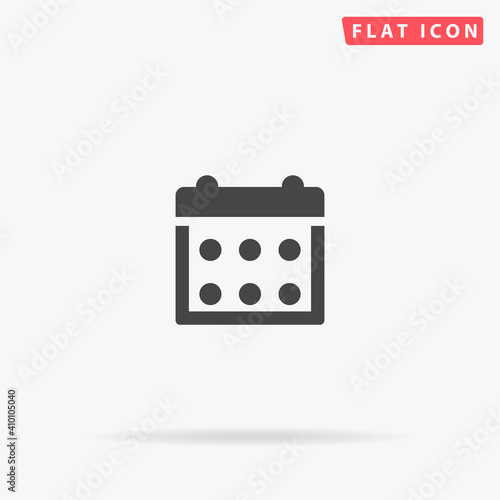 Calendar flat vector icon