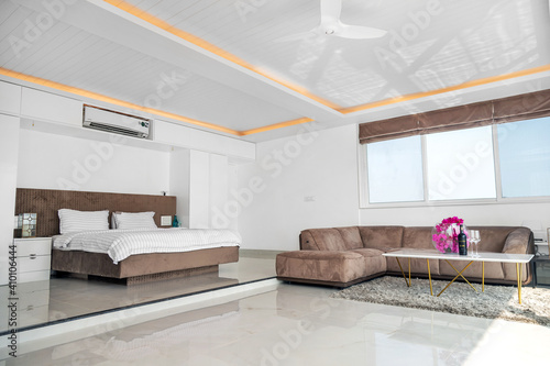 interior design of a bedroom modern style