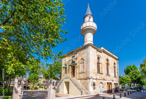 Canvas Print Kaptan Pasa Mosque view on Feshane Street in Istanbul