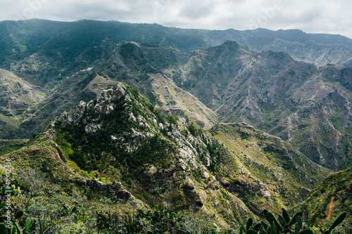 Beautiful view of Roque de los Pinos from Chinamada, Tenerife, Canary Islands, Spain photo