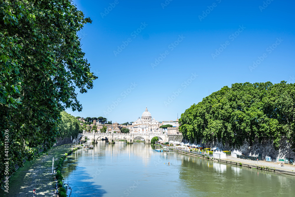 Fototapeta premium view of the river