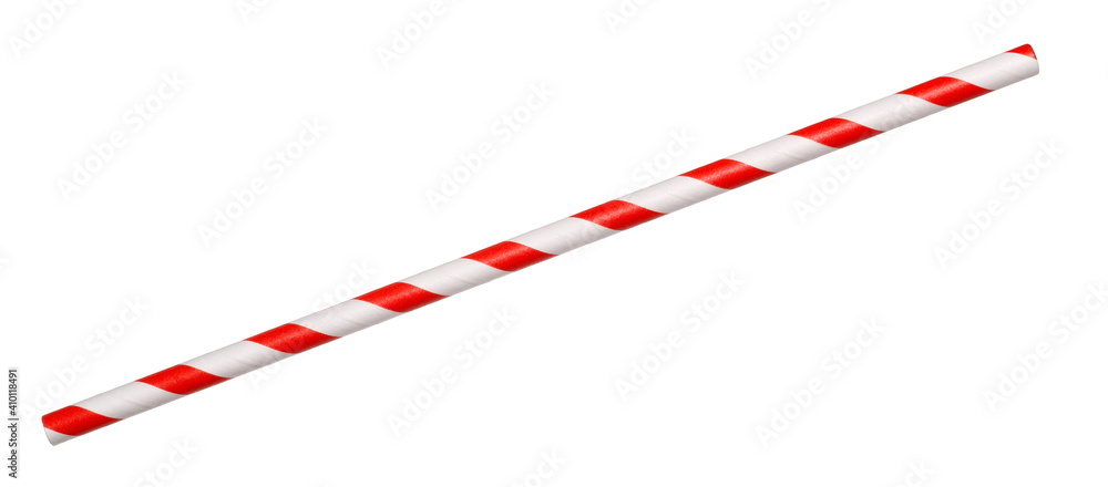 Paper drinking straw isolated on white background with clipping path, eco friendly Paper drinking straw isolated on white background with clipping path, eco friendly