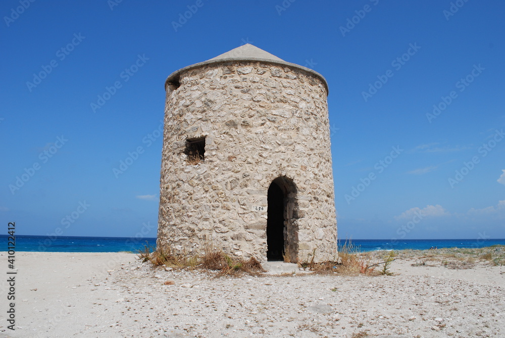 Greece - Lefkas - alte Windmühle am Gyra Beach Greece - Lefkas - alte Windmühle am Gyra Beach