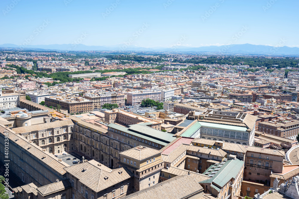 View from The Papal Basilica of Saint Peter in the Vatican (ROME, ITALY)