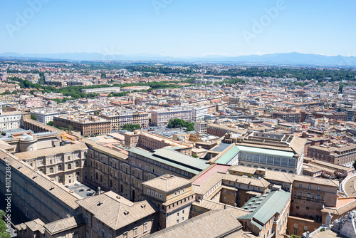 View from The Papal Basilica of Saint Peter in the Vatican (ROME, ITALY)