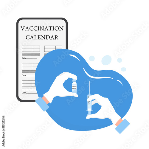 Vector People Vaccination Immunization Health care