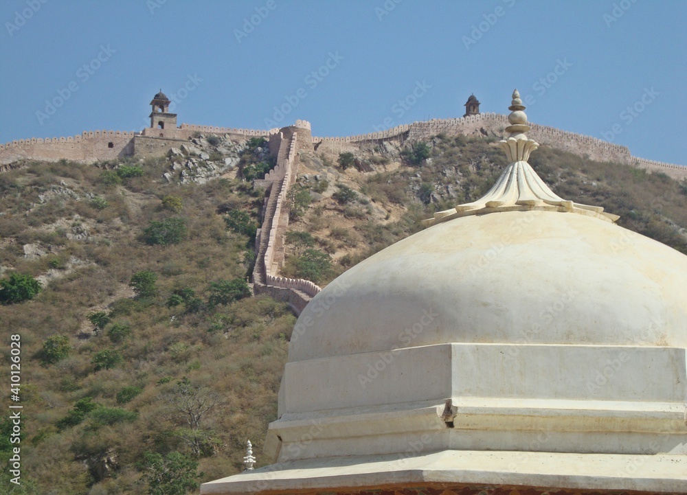 Naklejka premium Amber Fort ,UNESCO World's Heritage Sites ,jaipur,rajasthan
