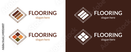 Stylish flooring logo