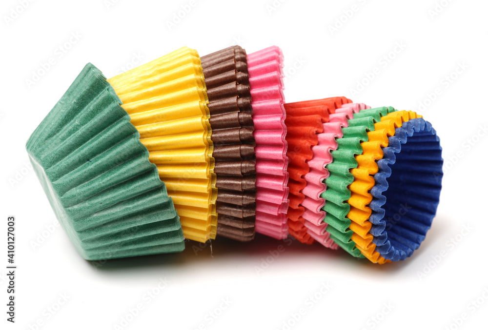 cupcake liners isolated on white background cupcake liners isolated on white background