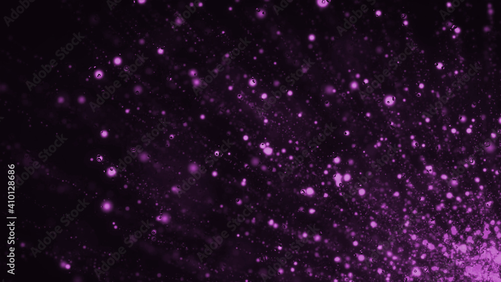Purple bright texture for designer background. Gentle classic texture. Colorful background. Colorful wall. Rain and stars