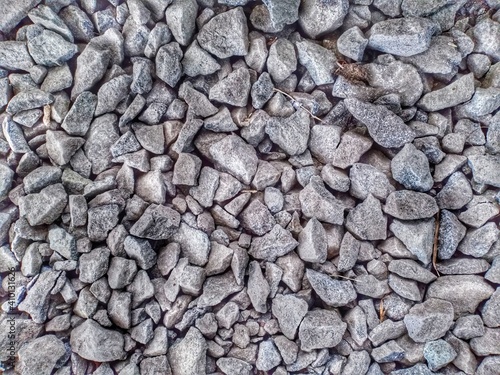 small pebbles that have a gray color