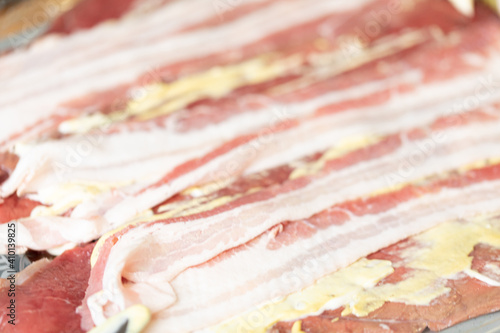 Raw meat texture background...