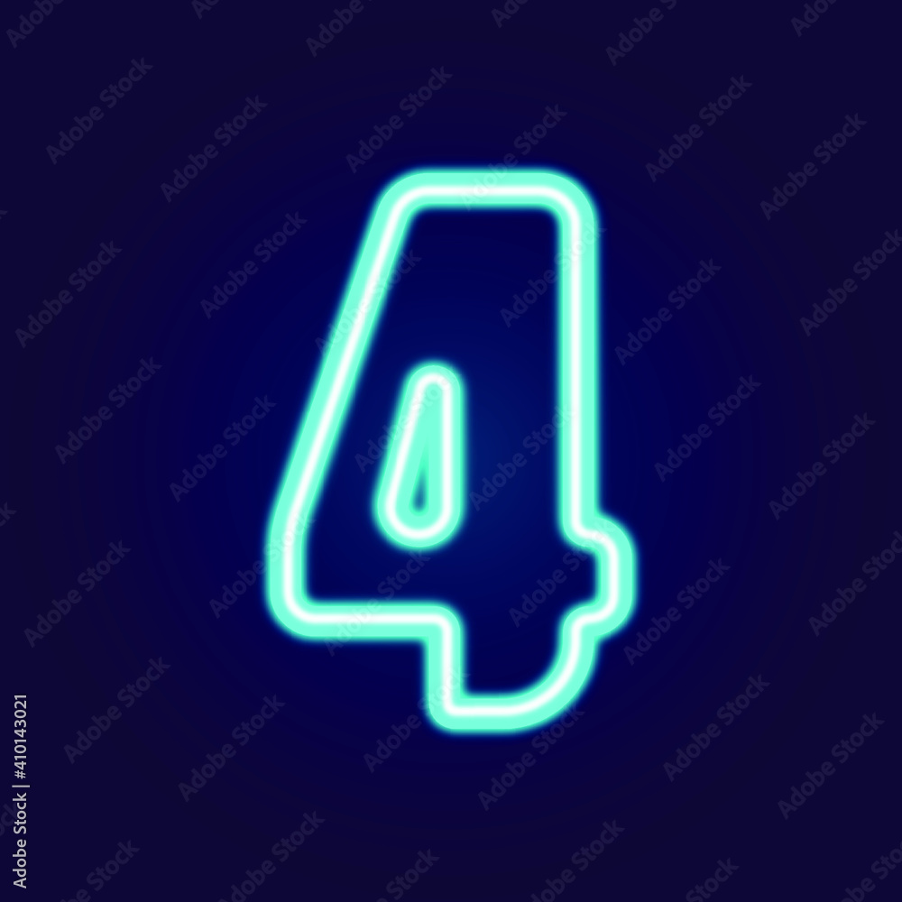 Number symbols collection neon sign vector. Design element number template neon icon, light banner, neon signboard, nightly bright advertising, light inscription. Vector illustration Number symbols collection neon sign vector. Design element number template neon icon, light banner, neon signboard, nightly bright advertising, light inscription. Vector illustration