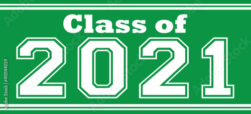 Green Class of 2021 Banner