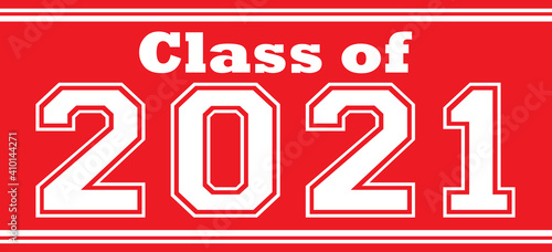 Red Class of 2021 Banner