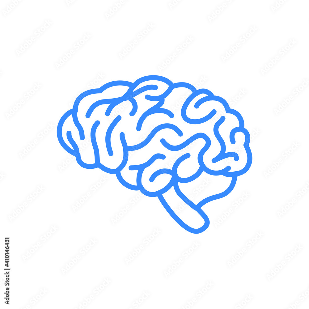 brain line art vector brain line art vector