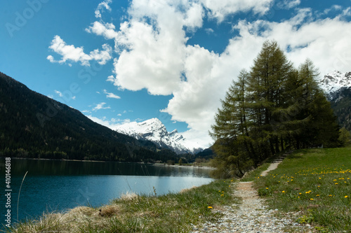 Fototapeta Naklejka Na Ścianę i Meble -  Switzerland mountain summer landscape  lake
