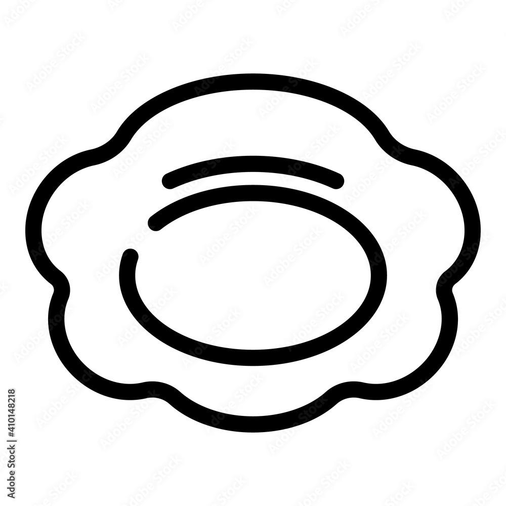 Medical hair cover icon. Outline medical hair cover vector icon for web design isolated on white background Medical hair cover icon. Outline medical hair cover vector icon for web design isolated on white background