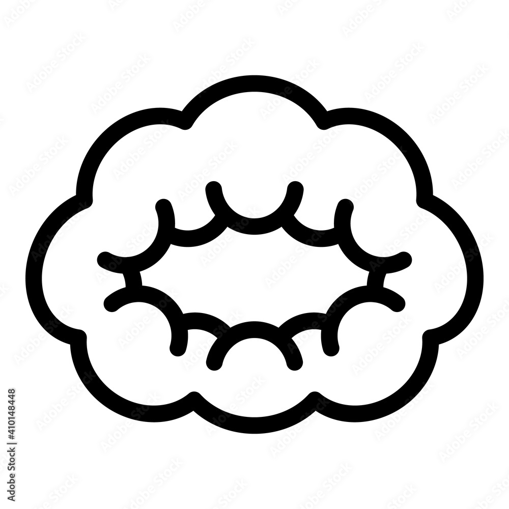 Doctor hair cover icon. Outline doctor hair cover vector icon for web design isolated on white background Doctor hair cover icon. Outline doctor hair cover vector icon for web design isolated on white background