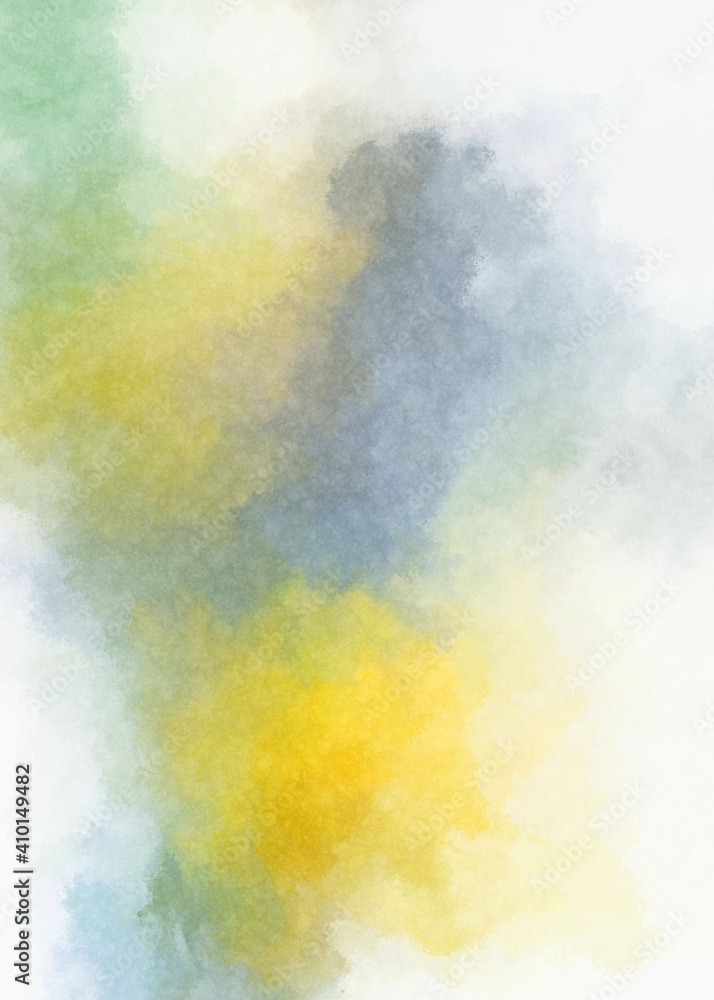 Fototapeta premium Watercolor painted background. Abstract Illustration wallpaper. Brush stroked painting. 2D Illustration.