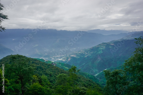 Beautiful landscape of mountains in Taiwan © Pavel