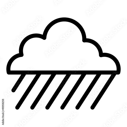 Season raining sky icon. Outline season raining sky vector icon for web design isolated on white background