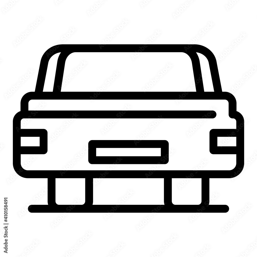 Car lid icon. Outline car lid vector icon for web design isolated on white background Car lid icon. Outline car lid vector icon for web design isolated on white background