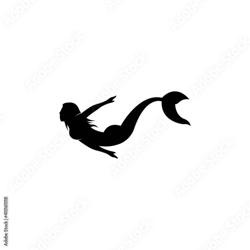 Mermaid logo icon design