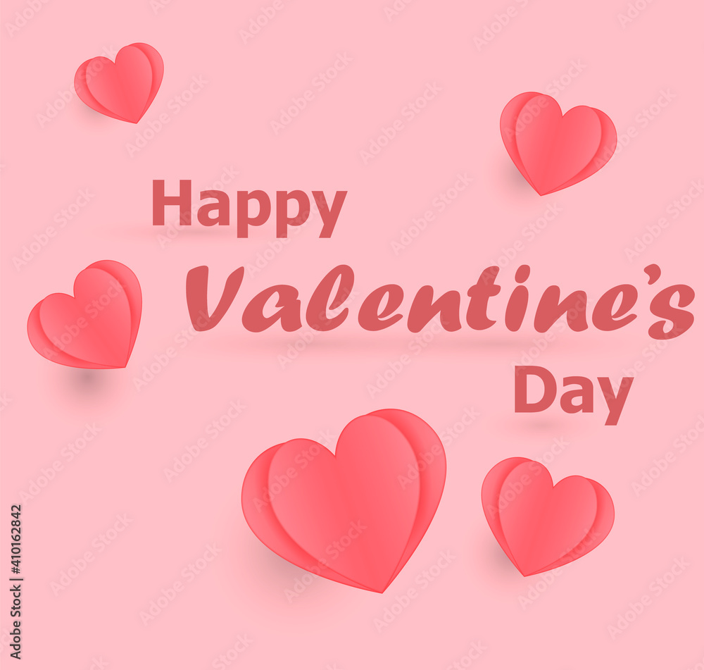 Happy Valentines Day card vector illustration Happy Valentines Day card vector illustration