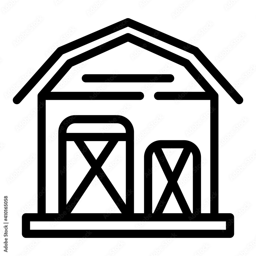 Farm icon. Outline farm vector icon for web design isolated on white background Farm icon. Outline farm vector icon for web design isolated on white background