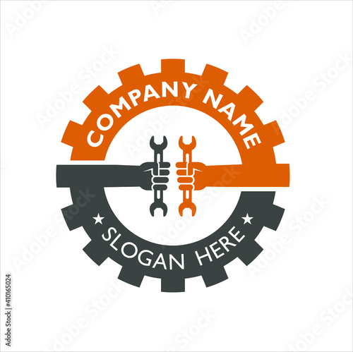 logo template for auto service, auto body and other work.