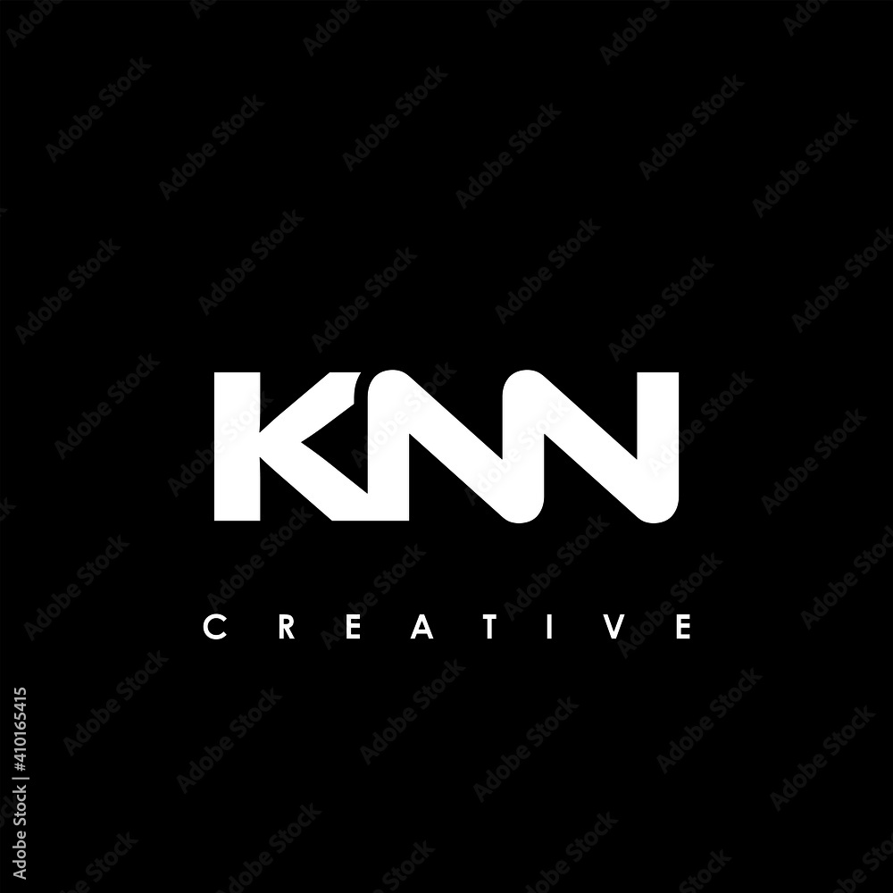 KNN Letter Initial Logo Design Template Vector Illustration