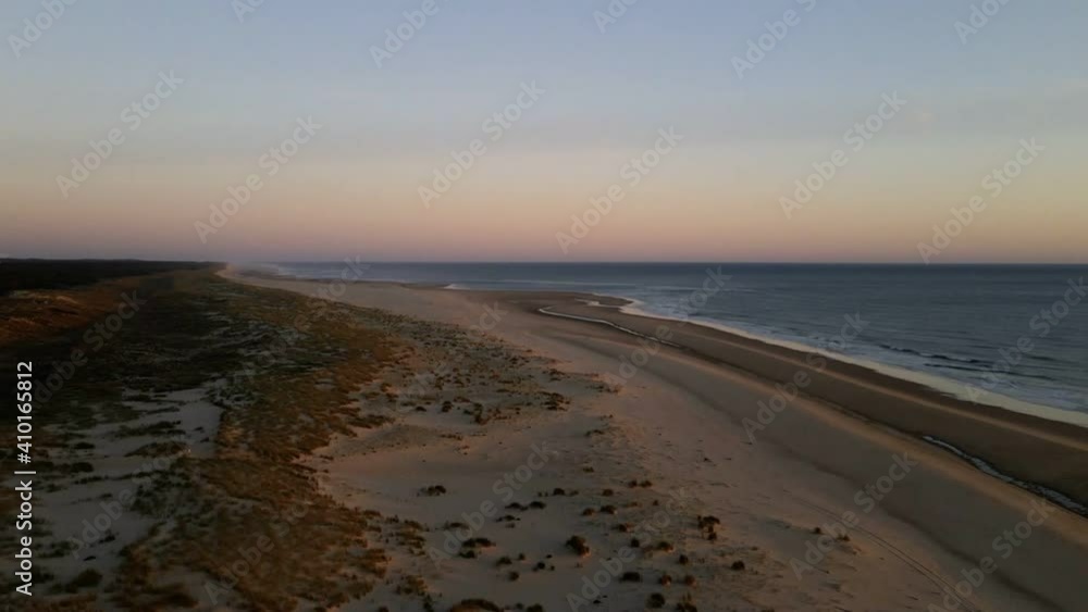Côte sauvage La Tremblade Charente Maritime France Côte sauvage La Tremblade Charente Maritime France