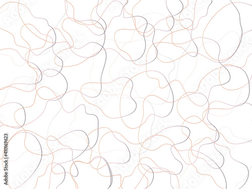 Abstract curly lines pattern. Curl lines vector pattern. Nude vector pattern.  Circular pensil sketch background. 